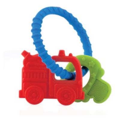 Nuby Bijtring Junior 19,6 Cm Siliconen Blauw