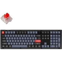 Keychron V6-C1 gaming toetsenbord RGB leds, Double-shot PBT, hot swap, Knob