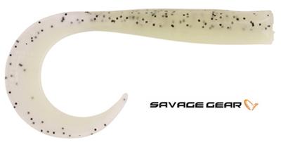 Savage Gear Sandeel Curltail - 14 cm - glow