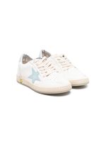 Golden Goose Kids Ball Star-patch leather sneakers - Blanc