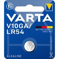 Varta Alkaline Knoopcel Batterij LR54 | 1.5 V | 70 mAh | 2 stuks - VARTA-V10GA VARTA-V10GA