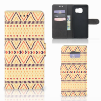 Samsung Galaxy S7 Edge Telefoon Hoesje Aztec Yellow