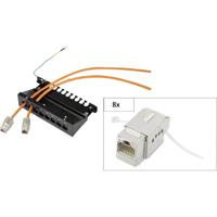 Renkforce KS10 8 poorten Netwerk-patchbox CAT 6A 1 HE