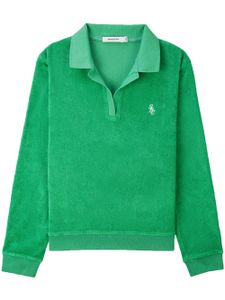 Sporty & Rich polo en coton à logo brodé - Vert