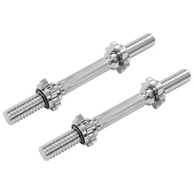 vidaXL Halterstangen 2 st 3x35 cm staal zilverkleur vidaXL Halterstangen 2 st 3x35 cm staal zilverkleur