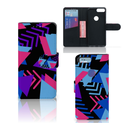 Alcatel 1S (2019) Book Case Funky Triangle