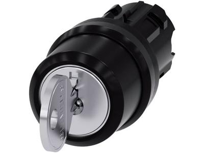 Siemens SIRIUS ACT 3SU1000-4BL11-0AA0 Sleutelschakelaar Kunststof frontring Zwart 2 x 45 ° 1 stuk(s)