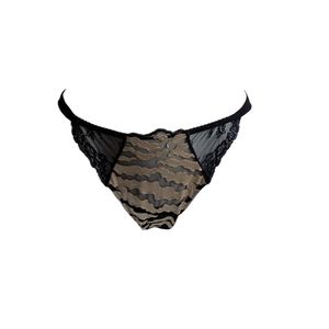 AMBRA Lingerie Sauvage  brasil/tanga bruin/zwart 1447