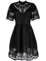 Ulla Johnson robe Tallulah à détails en dentelle - Noir - thumbnail