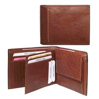 dR Amsterdam Waxi Billfold RFID L Chestnut - thumbnail