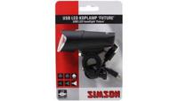 Simson Koplamp Future USB led oplaadbaar zwart - thumbnail