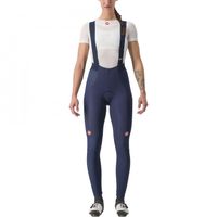 Castelli Sorpasso RoS fietsbroek lang blauw/zilver dames S