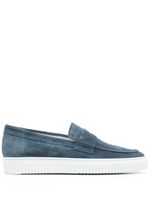 Doucal's mocassins en daim - Bleu