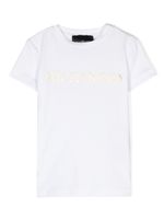 John Richmond Junior t-shirt en coton à logo imprimé - Blanc