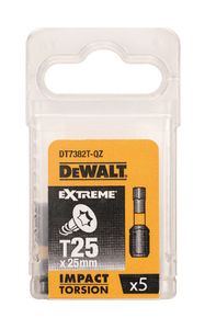 DeWalt Accessoires IMPACT Torsion 25mm Torx T25 - DT7382T-QZ