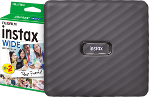 Fujifilm Instax Link WIDE Grijs + Fujifilm Instax WIDE Film 10 x 2 pak