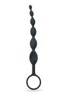 Pleasure Intensified Anal Beads - Black