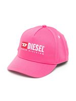 Diesel Kids casquette en coton à logo brodé - Rose