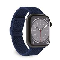 Apple Watch Series Ultra 2/Ultra/9/8/SE (2022)/7/SE/6/5/4/3/2/1 Puro Loop Band - 49mm/45mm/44mm/42mm - Donkerblauw - thumbnail