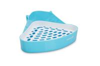 Beeztees Mandino Hoektoilet - Knaagdier - Blauw - 24X18X11Cm