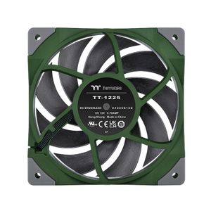 Thermaltake Toughfan 12 Racing Green High Static Pressure Radiator fan 120x120x25mm case fan 4-pin PWM aansluiting