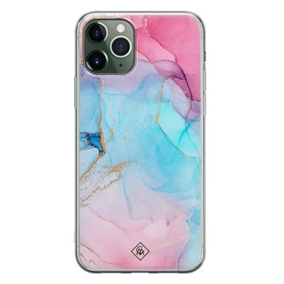 iPhone 11 Pro Max siliconen hoesje - Marble colorbomb
