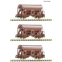 Fleischmann 830358 N set van 3 zwenkdakwagens van de DB AG - thumbnail