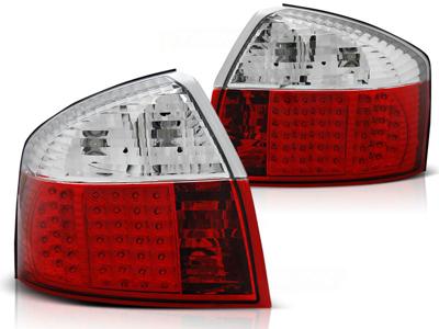 Tuning-Tec Achterlichten voor Audi A4 10 00-10 04 ROOD HELDER LED