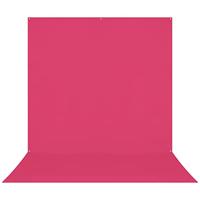 Westcott X-Drop Pro Kreukbestendig 8' x 13' (2,44 x 3,96 m) Sweep Achtergrond voor full-body foto's en groepsportretten, video-interviews en fotocabines - draagbaar en reisvriendelijk (donkerroze)
