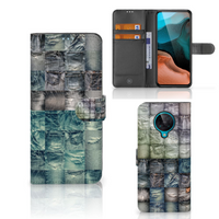 Wallet Case met Pasjes Xiaomi Poco F2 Pro Spijkerbroeken - thumbnail