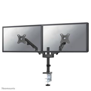 Neomounts DS70-750BL2 Monitor-tafelbeugel 2-voudig 43,2 cm (17) - 68,6 cm (27) Zwart Kantelbaar en zwenkbaar, In hoogte verstelbaar, Roteerbaar