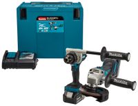 Makita DLX2430TJ | Combiset | 18 V | Boren, schroeven en slijpen | 2x 5.0 Ah Accu | DDF486 en DGA504 | Snellader | in Mbox - DLX2430TJ