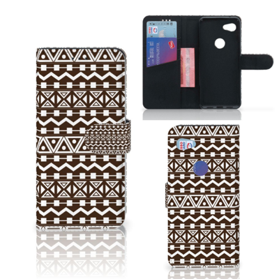 Google Pixel 3A Telefoon Hoesje Aztec Brown