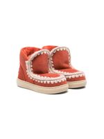 Mou Kids bottines Eskimo en daim - Orange