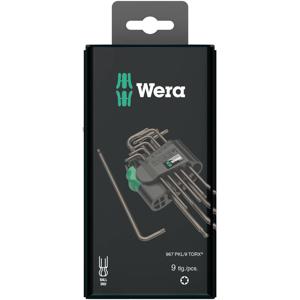 Wera 967 PKL/9 SB SiS Binnen-Torx Haakse schroevendraaierset 9-delig