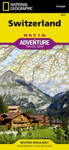 Wegenkaart - landkaart 3320 Adventure Map Switzerland - Zwitserland |