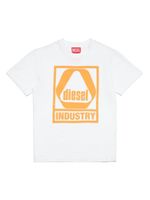 Diesel Kids t-shirt en coton à logo imprimé - Blanc - thumbnail