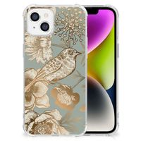 Case voor iPhone 14 Vintage Bird Flowers - thumbnail