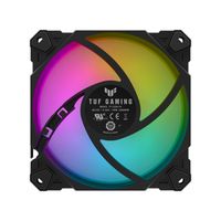 ASUS TUF Gaming TF120 ARGB Fan Computer behuizing Luchtkoeler 12 cm Zwart - thumbnail