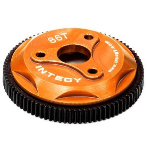 Integy 86T Metal Spur Gear, Orange - Traxxas Rustler, Stampede, Slash