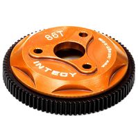 Integy 86T Metal Spur Gear, Orange - Traxxas Rustler, Stampede, Slash - thumbnail