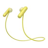 Sony WI-SP500 True Wireless Sport Hoofdtelefoon met Noise Cancelling inclusief oplaad-etui (IPX4 waterbestendig, extra bass) zwart 15 EU geel