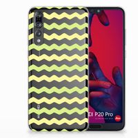 Huawei P20 Pro TPU bumper Waves Yellow - thumbnail