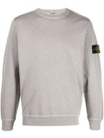 Stone Island sweat en coton à patch Compass - Tons neutres