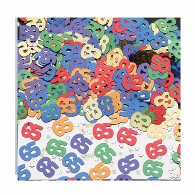 Confetti glitter 65 jaar