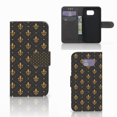 Samsung Galaxy S6 Edge Telefoon Hoesje Franse Lelie