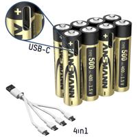 Ansmann 1311-0031 Oplaadbare AAA batterij (potlood) Lithium 400 mAh 1.2 V 8 stuk(s) - thumbnail