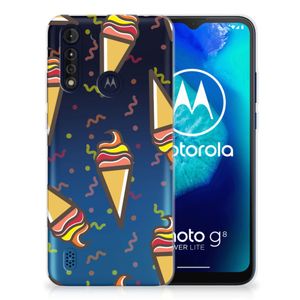 Motorola Moto G8 Power Lite Siliconen Case Icecream