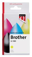 Inkcartridge quantore bro lc-980 geel