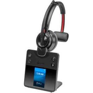 HP Poly Savi 8410 Headset Draadloos Handheld Kantoor/callcenter Bluetooth Zwart